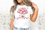 Pink pastel Valentine's day Clipart, an Illustration by RobertsArt (Thumbnail 3 of 7)