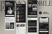2 mobile pages in Canva, a Landing Page Template by Make It Yours Lab. (Thumbnail 3 of 8)