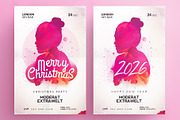 Merry Christmas Flyer, a Flyer Template by Human Made (Thumbnail 1 of 3)
