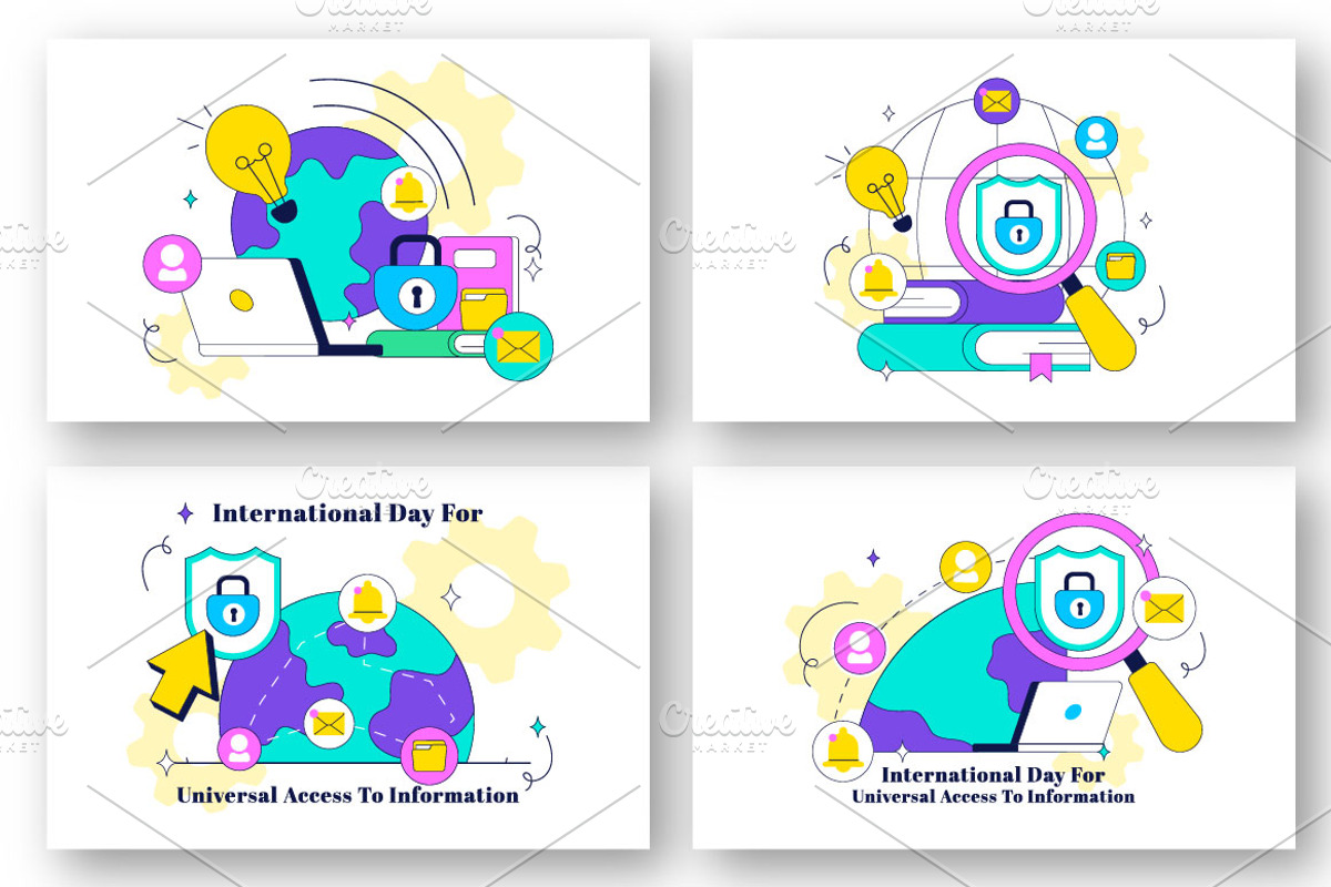 10 Access to Information, a Technology Illustration by denayunebgt (Photo 3 of 4)