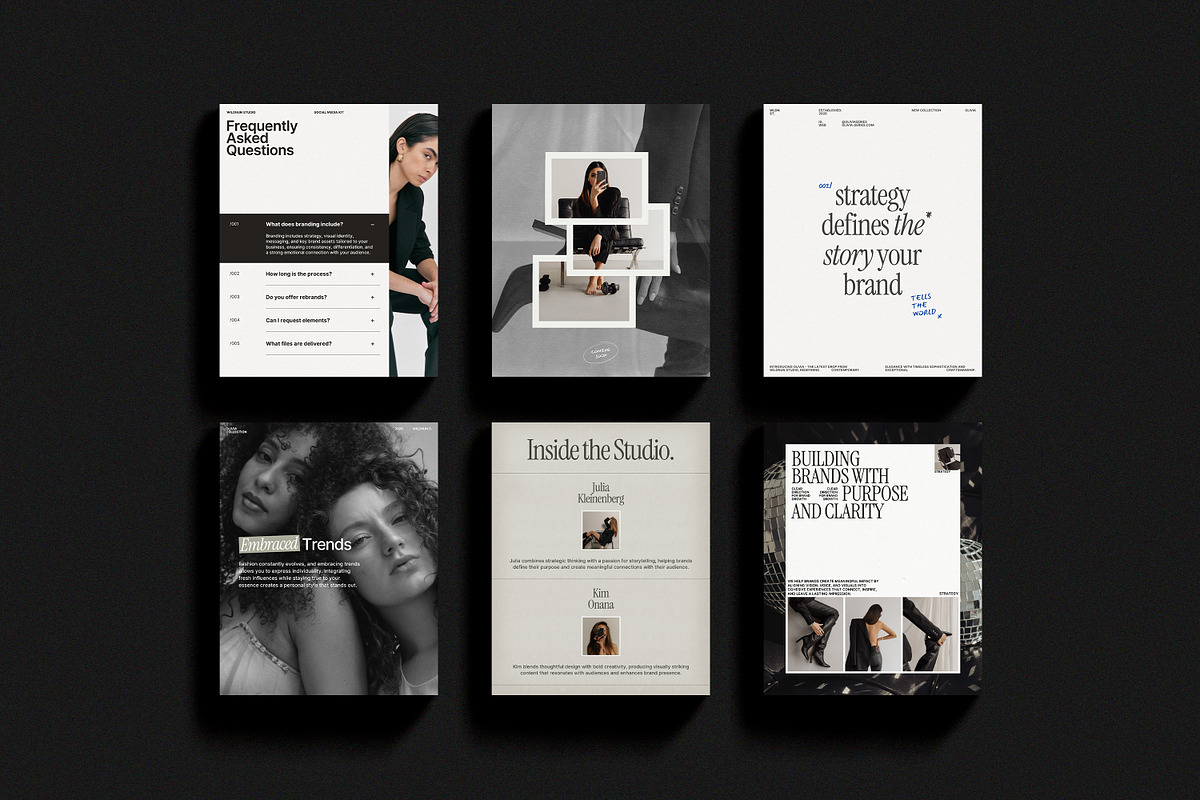OLI / Social Media Kit (II), a Social Media Template by Wildnun Studio (Photo 13 of 23)