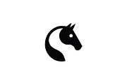Modern Horse Vector Logo, a Branding & Logo Template by Vectorium Studio (Thumbnail 1 of 2)