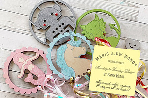 Magical Glow Wands: Laser Cut bundle