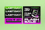 Black New Years Eve Sale Banner, an UI Kit Template by graphicook (Thumbnail 6 of 10)