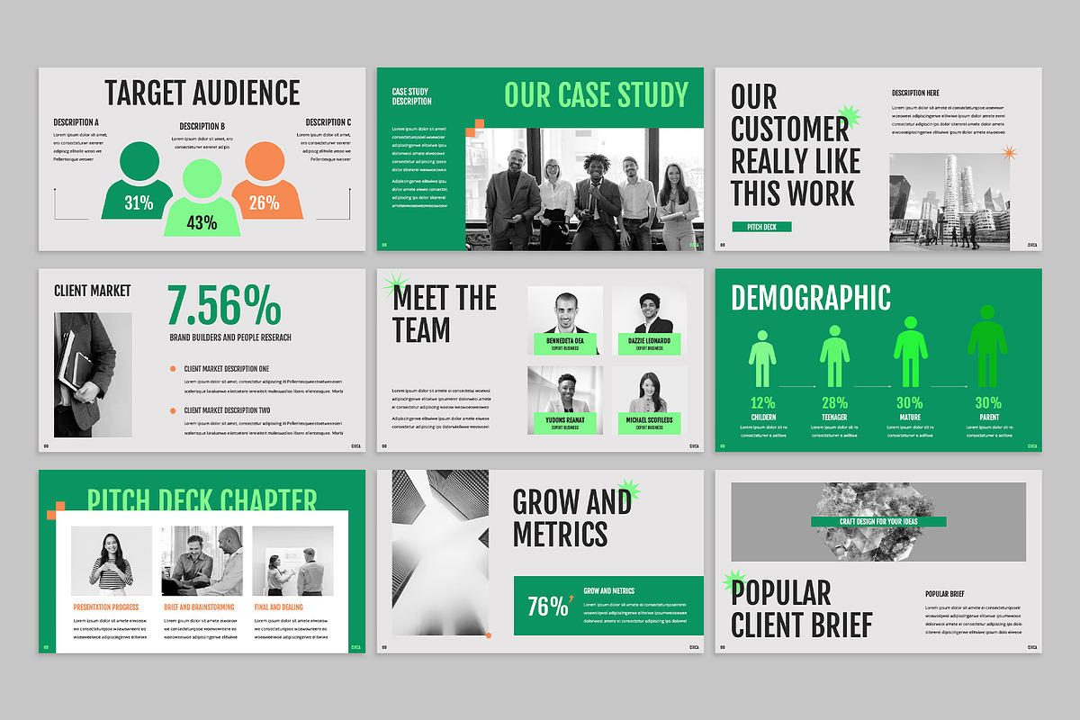 Pitch Deck Powerpoint, a Presentation Template by rgbryand (Photo 3 of 7)