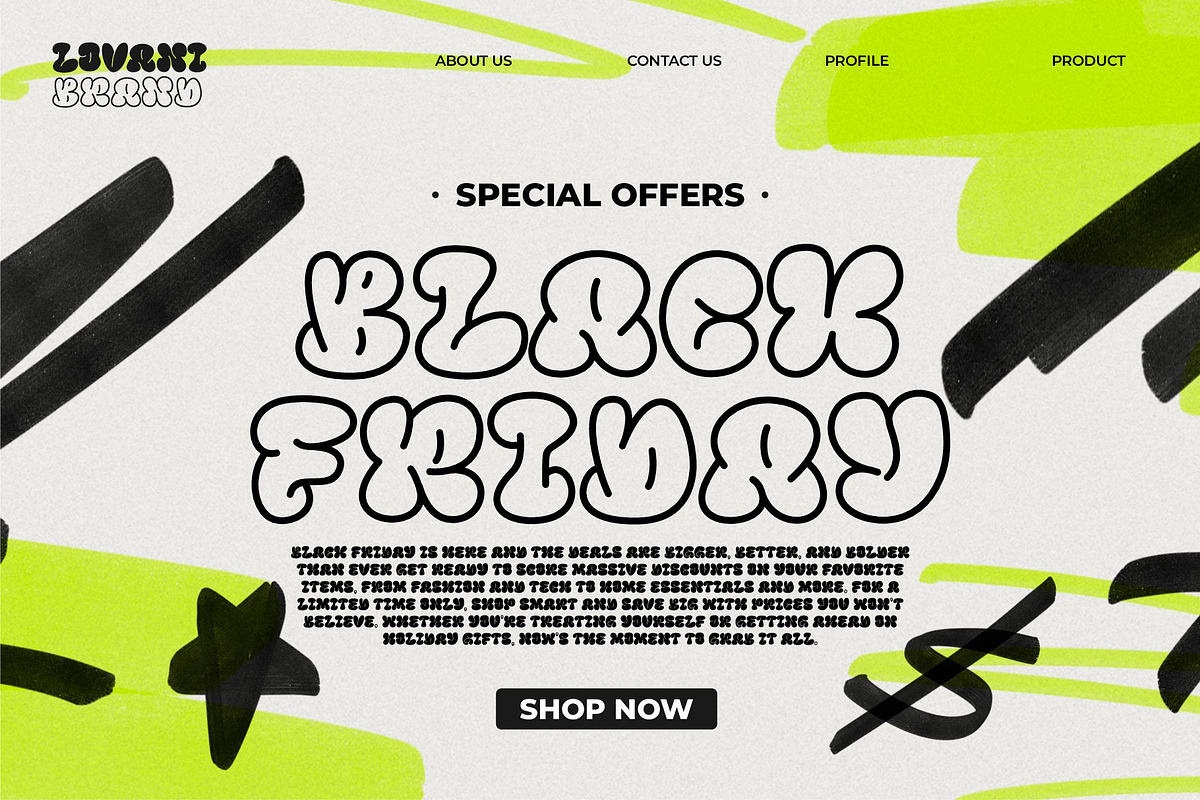 Begun Romet || Bubble Graffiti Font, a Handwritten Font by Ermedia Studio (Photo 10 of 10)