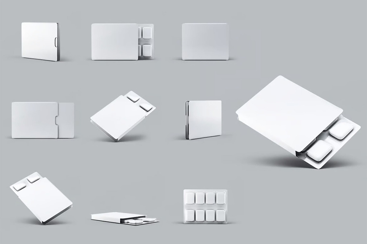 Chewing Gum Blister Mockup, an Advertising Mockup by Hubzway (Photo 6 of 7)