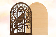 Halloween Raven Gothic Arch SVG, an Object Graphic by DreamPrint404 (Thumbnail 2 of 3)