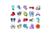 Boxing gloves fighting and training, an Object Graphic by pikepicture (Thumbnail 1 of 3)