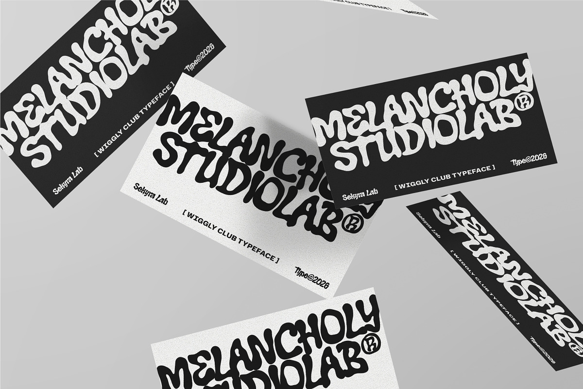 Wiggly Club Font, a Handwritten Font by Sekyra Lab (Photo 10 of 11)