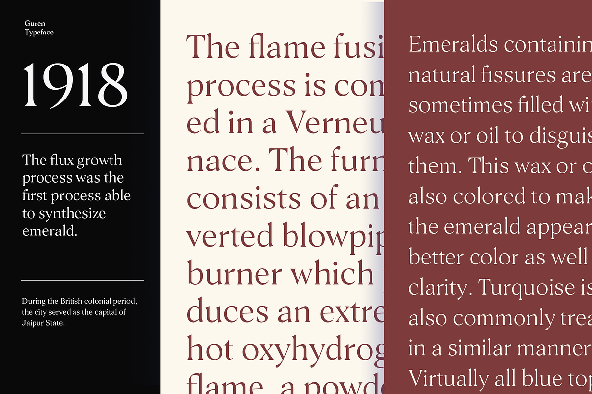 Guren - 16 Fonts, a Serif Font by Nasir Udin (Photo 19 of 21)