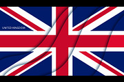 Paper cut flag of United Kingdom, a Decorative Illustration by Vector Tradition (Thumbnail 2 of 3)