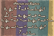 Antonio, a Script Font by Zaenal Studio (Thumbnail 7 of 12)