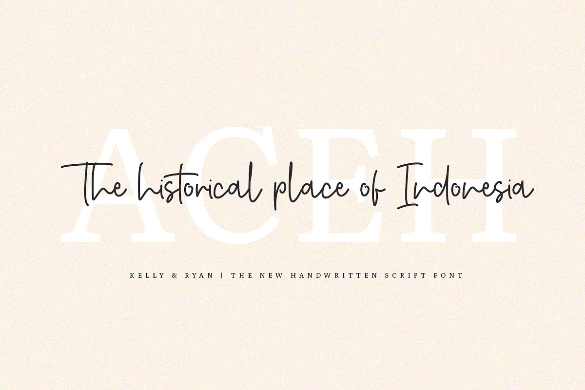 Kelly & Ryan | The Handwritten Font preview 3