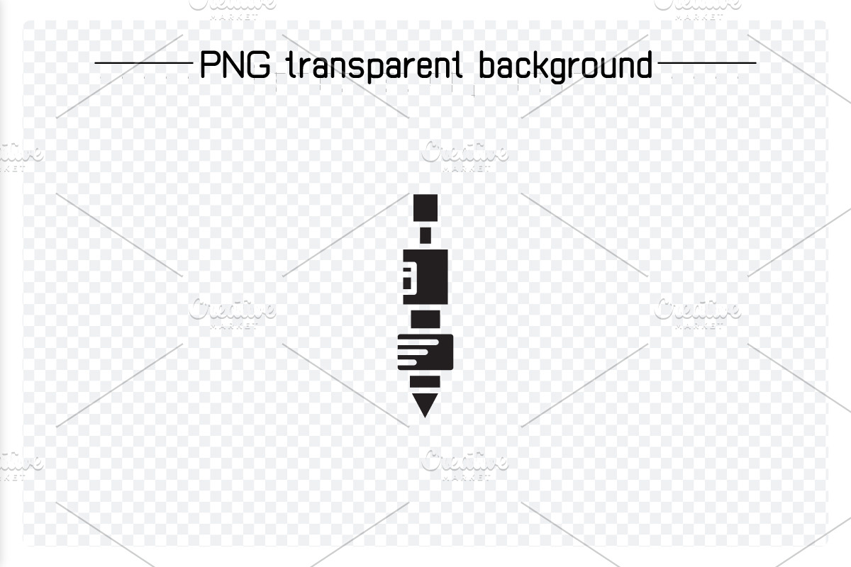 Pen and Writing Tools Icons, a Solid Icon by Designfour (Photo 2 of 7)