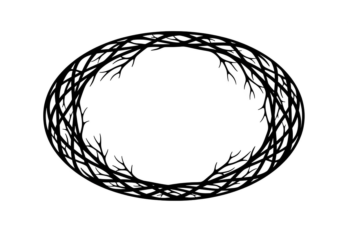 Hand Drawn Oval Scribble Frames, an Illustration by Gfx_Store (Photo 11 of 51)