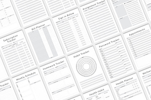 InDesign Planner Bundle Pack Vol.25