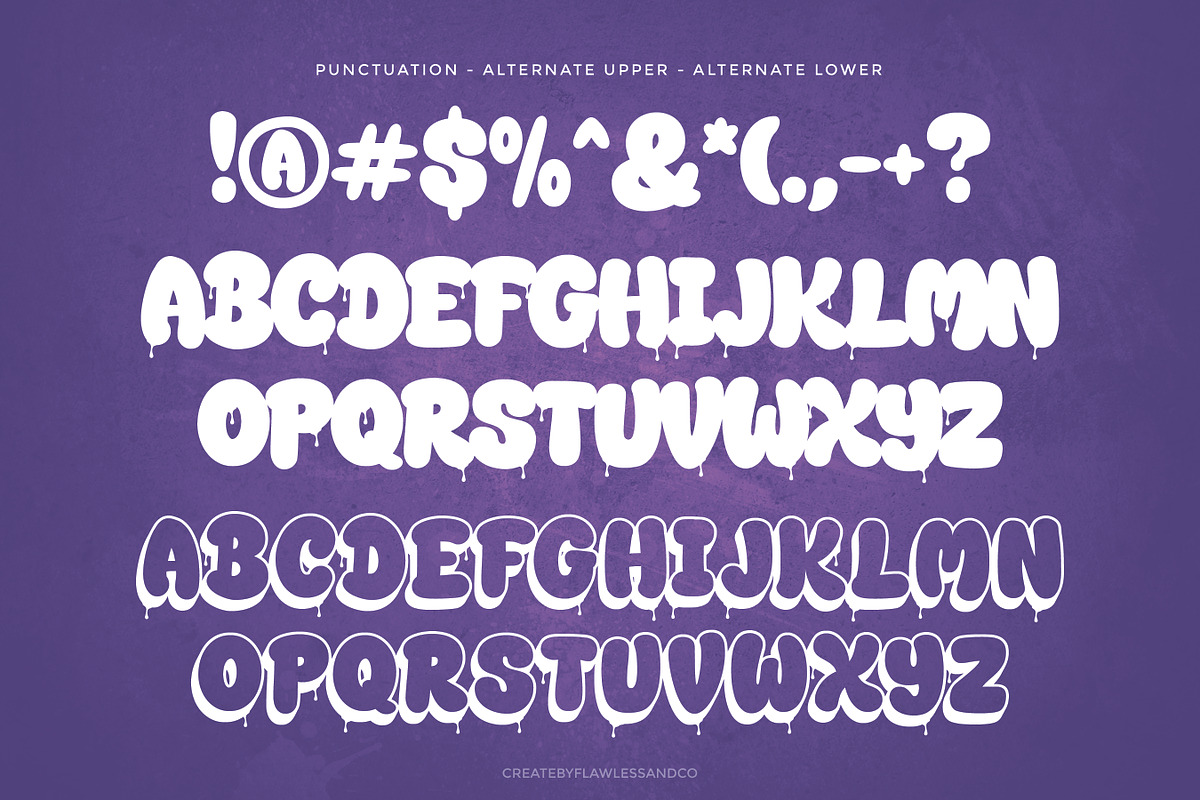 Whops - Graffiti Bubble Font, a Font by Flawless And Co (Photo 8 of 10)