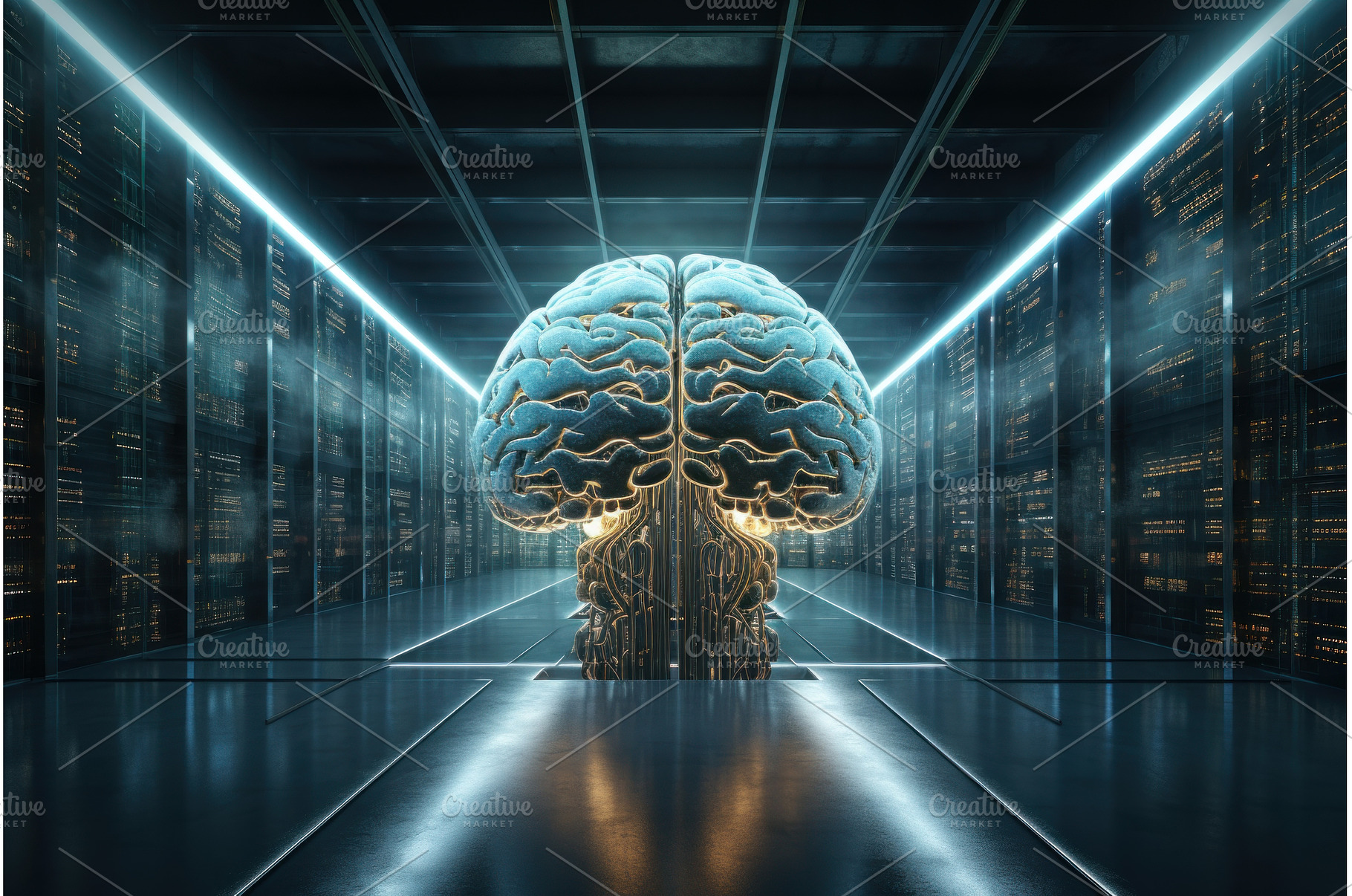 Technologically-advanced Brain data, a Technology Photo by Ylivdesign