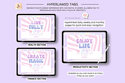 Purple Pastel Digital Planner, a Stationery Template by Tas Creative Studio (Thumbnail 6 of 12)