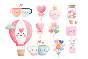 Watercolor Valentine Clipart Bundle, an Illustration by Dream Creation (Thumbnail 4 of 5)
