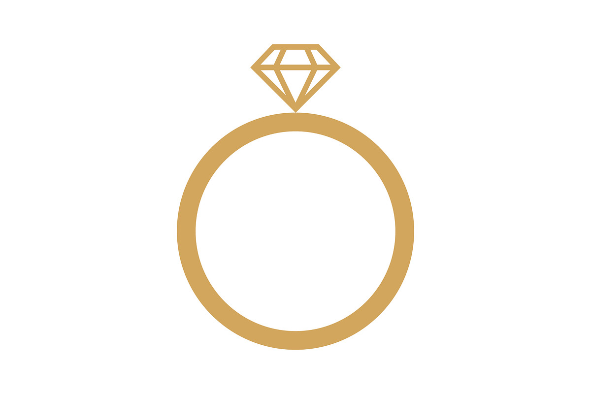 Ring logo, Diamond Ring Logo, a Branding & Logo Template by Rhealea_Design