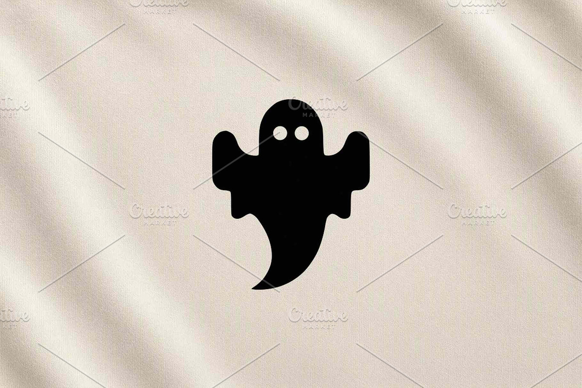 Cute Ghost Vector Illustration, an Object Illustration by Vectorium Studio (Photo 3 of 4)