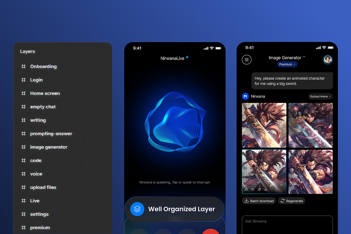 Nirwana - AI Chatbot Mobile Apps preview 2