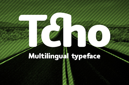 Tcho, a Sans Serif Font by Typogama