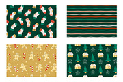 Dog Christmas patterns card elements, a Pattern Graphic by RevolutionizZed (Thumbnail 12 of 14)