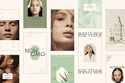 Matcha Skincare Instagram Template, a Social Media Template by Luna Studio (Thumbnail 7 of 9)