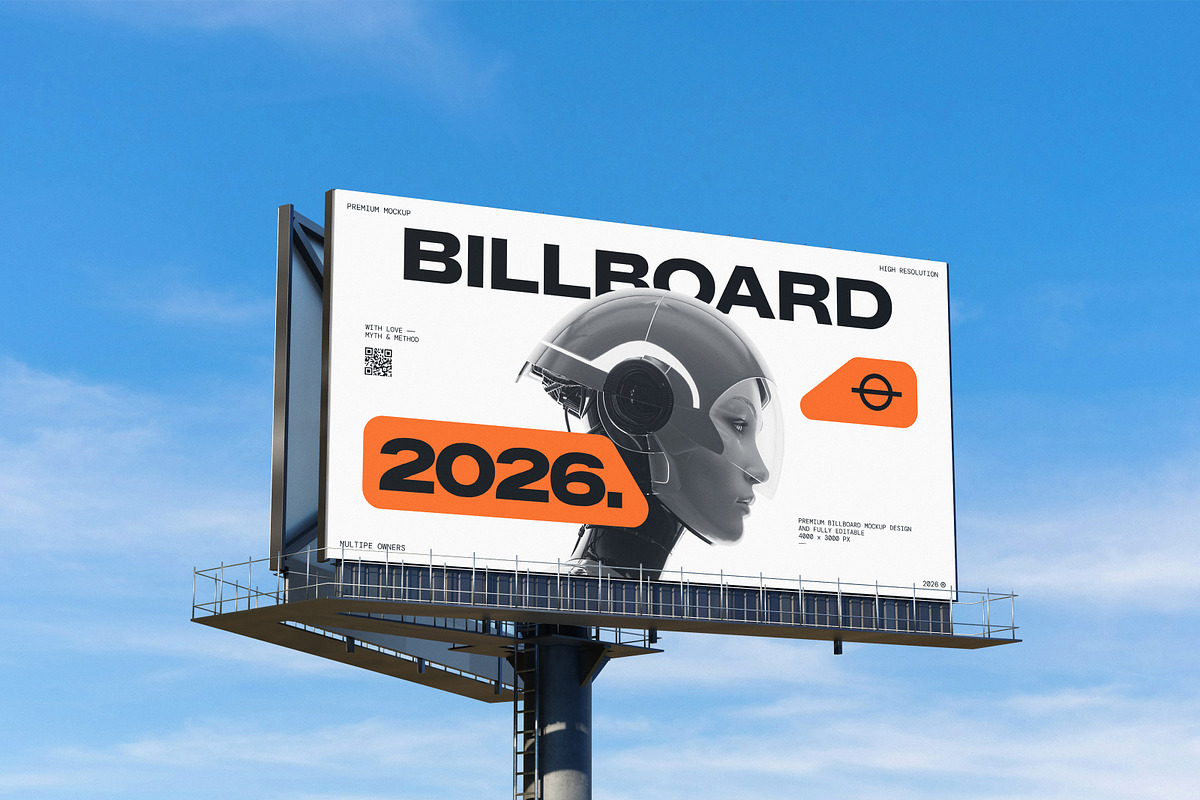 Billboard Mockup, an Advertising Mockup by Brand Earth (Photo 2 of 4)