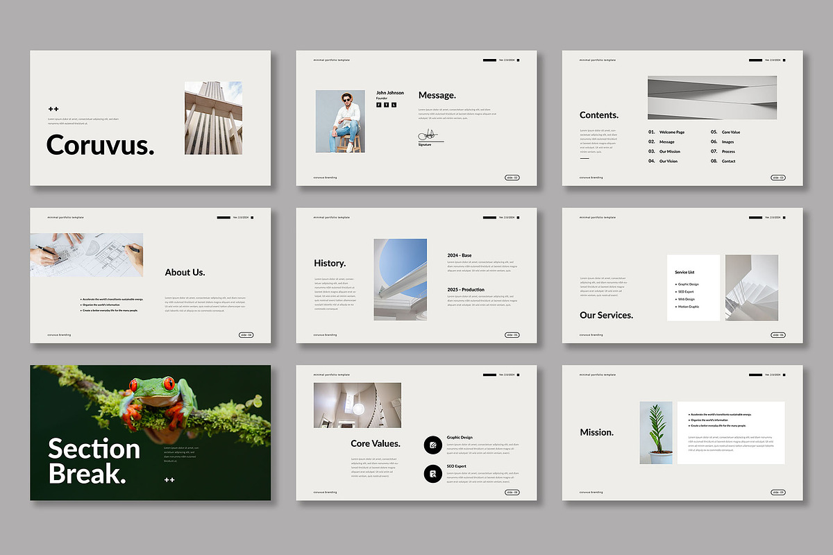 Clean And Minimal Presentation PPT, a Presentation Template by Mighty-Slide (Photo 2 of 5)
