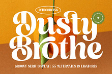 Dusty Brothe Groovy Serif Display