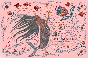 Mermaid Under The Sea Folklore