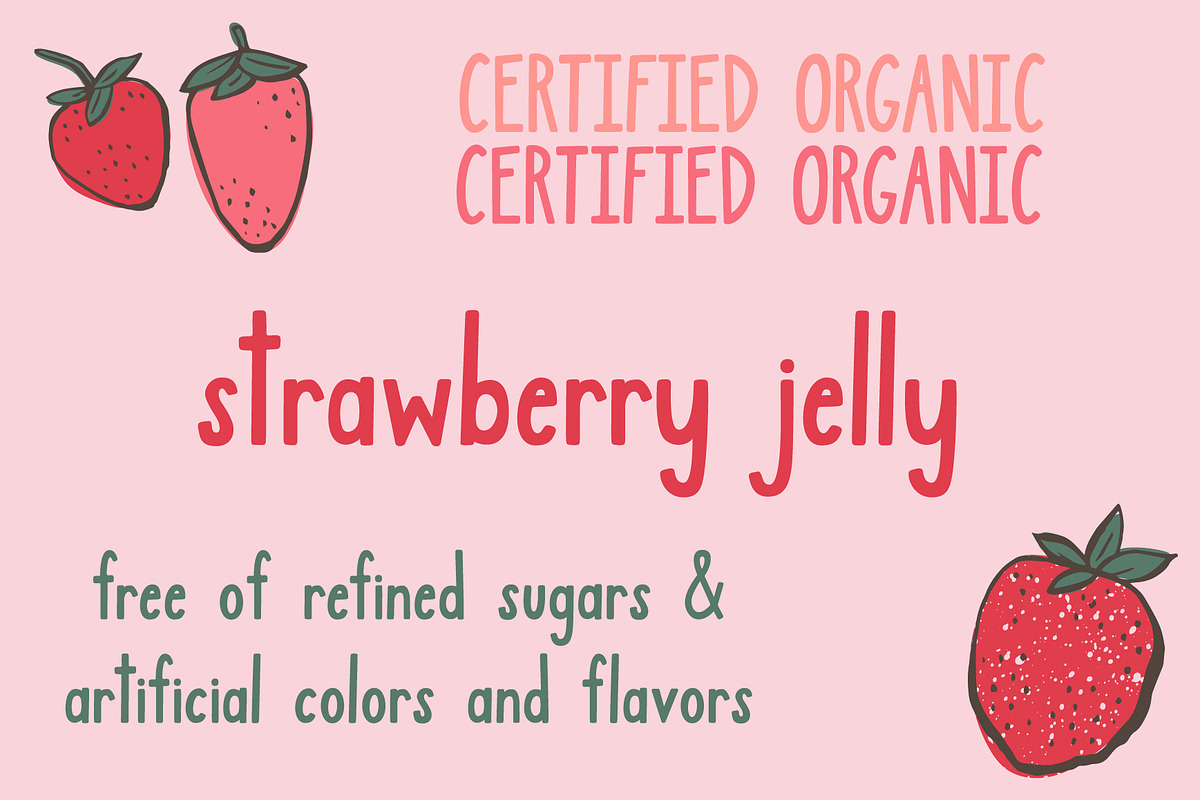 Jamberry Font preview 4
