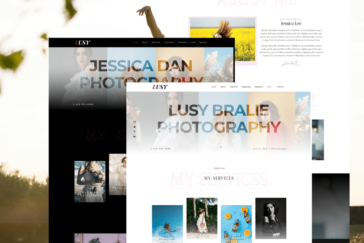 Lusy – Photography Portfolio Theme, a WordPress Template by pixelonetry (Photo 2 of 2)