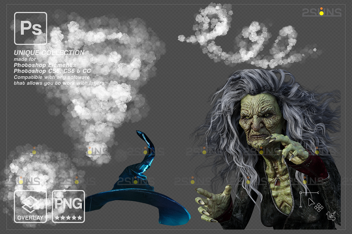 Halloween overlay, photoshop overlay, an Object Graphic by 2SUNS (Photo 6 of 9)