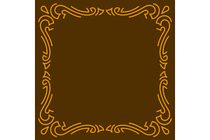 Line curl frame.