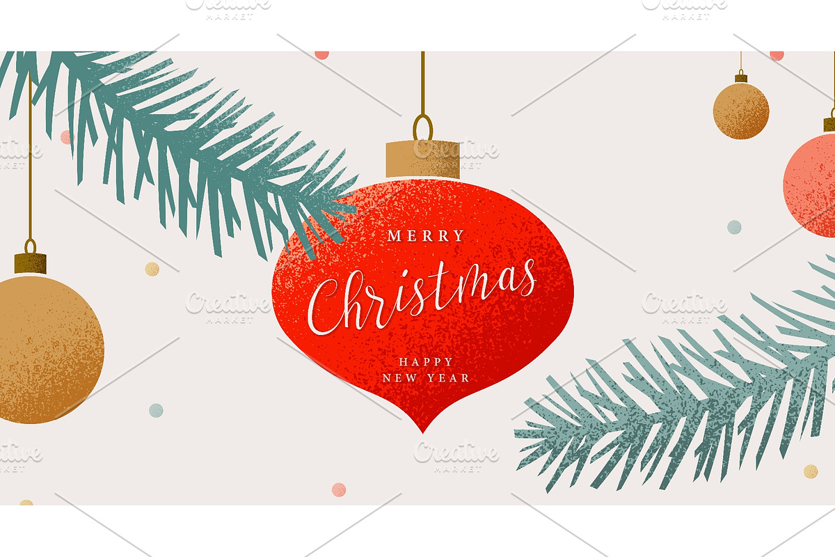 Christmas and Xmas ornament, fir and, an Object Illustration by Zaie (Photo 1 of 3)