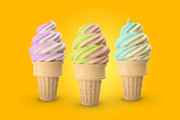 Cool set of ice cream mockups, a Product Mockup by PSD Market (Thumbnail 6 of 13)