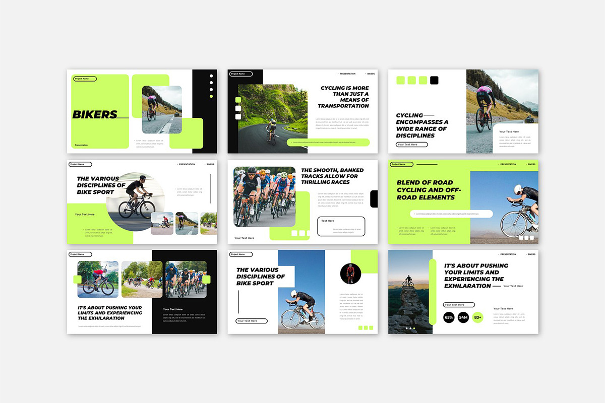 Bikers Sport Community Google Slides, a Presentation Template by Robs Daily Design (Photo 9 of 9)