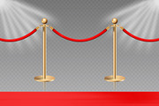 Red carpet path with golden poles, an Object Illustration by Yayasya (Thumbnail 3 of 3)