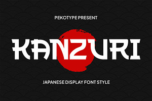 Kanzuri - Japanese Font, a Font by Pekotype