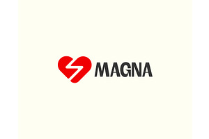 A heart with a lightning inside logo, an Object Illustration by Bureau