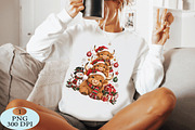 Christmas Highland Cow Family PNG, a Seasonal Illustration by Daily.Designs (Thumbnail 4 of 5)