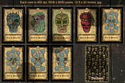 Eternal Bones Tarot colorful, an Illustration by Samiramay (Thumbnail 9 of 9)