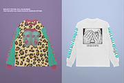 Long Sleeve T-shirt Mockup, a Shirt Mockup by Uncentrifuged Pressure (Thumbnail 3 of 6)