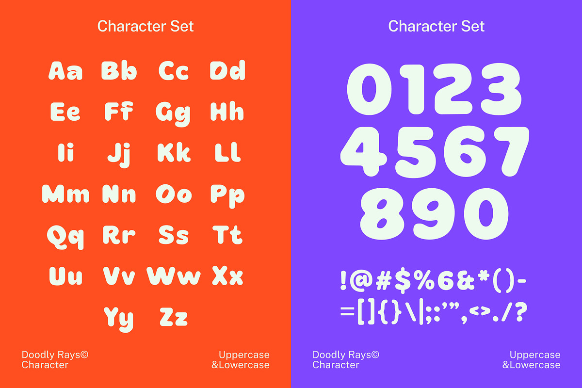 Doodly Rays, a Sans Serif Font by Studio Moara (Photo 2 of 6)