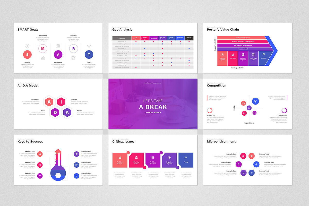 Marketing Plan PowerPoint Template, a Presentation Template by Design Vault (Photo 10 of 15)